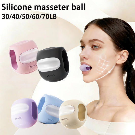 Silicone masseter ball
