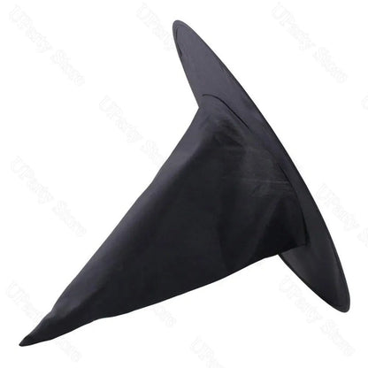 6/12Pcs Halloween Black Witches Hats with Rope Hanging Wizard Hats Bulk for Home Outdoor Porch Halloween Decoration Party Favor - Radiant Revive