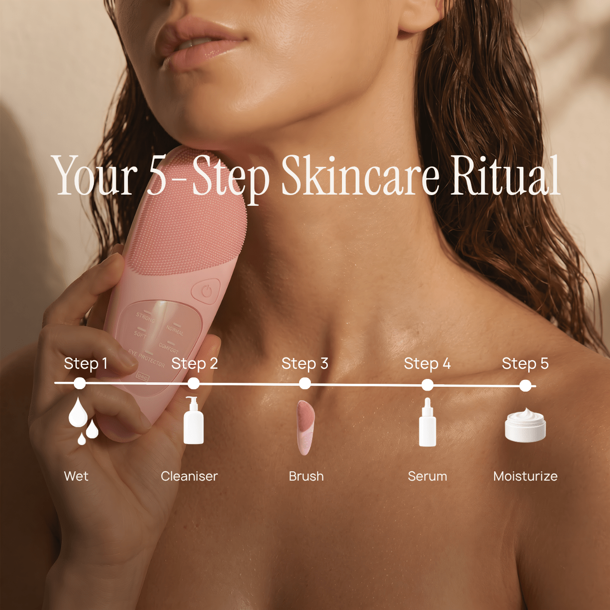 Electric Face Cleansing Brush - Radiant Revive